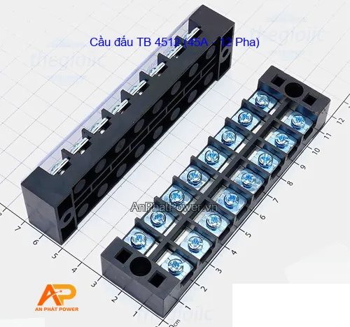 Cầu đấu TB 4512 (45A - 12 Pha)