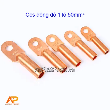 Cos đồng đỏ 1 lỗ 50mm²
