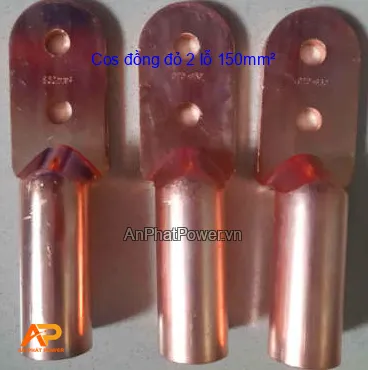 Cos đồng đỏ 2 lỗ 150mm²