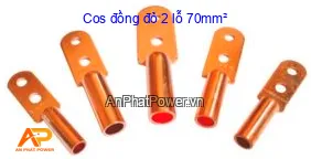Cos đồng đỏ 2 lỗ 70mm²