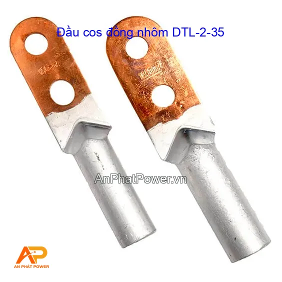 Đầu cos đồng nhôm DTL-2-35