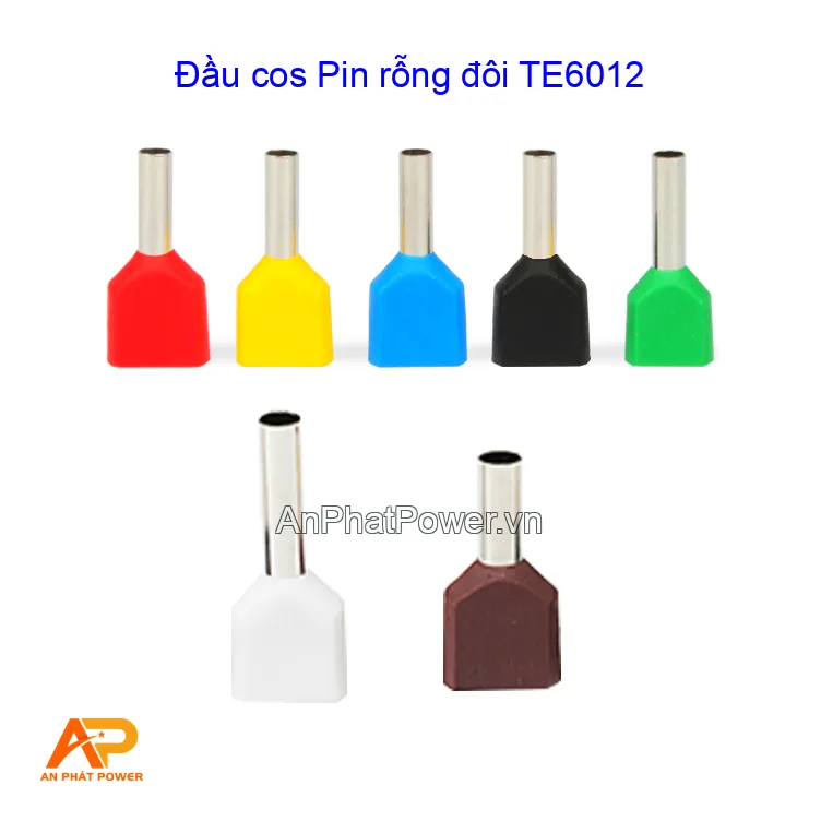Đầu cos Pin rỗng đôi TE6012