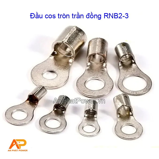 Đầu cos tròn trần đồng RNB2-3
