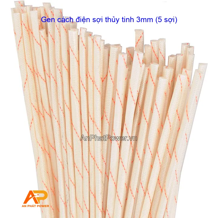 Gen cách điện sợi thủy tinh 3mm (5 sợi)