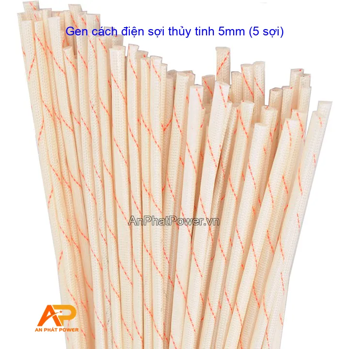 Gen cách điện sợi thủy tinh 5mm (5 sợi)