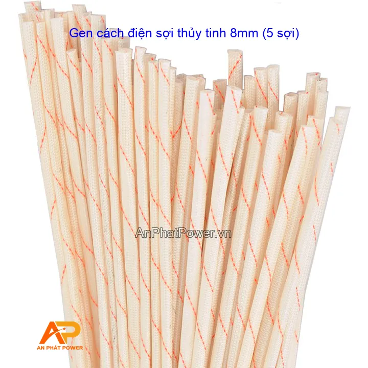 Gen cách điện sợi thủy tinh 8mm (5 sợi)