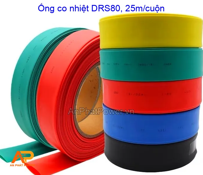 Ống co nhiệt DRS80, 25m/cuộn