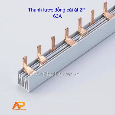 Thanh lược đồng cài át 2P 63A