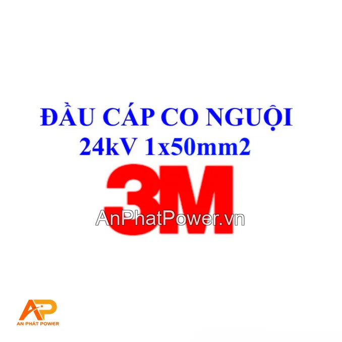 Đầu cáp co nguội 1 pha 3M 24kV, tiết diện 50mm2 Chính hãng
