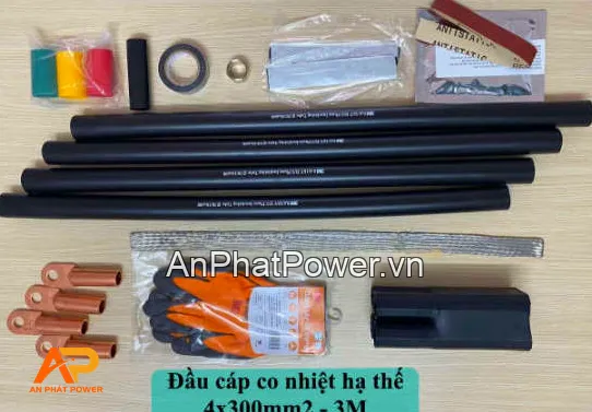 Đầu cáp co nhiệt hạ thế 3M cho cáp 4x300mm2 Chính hãng