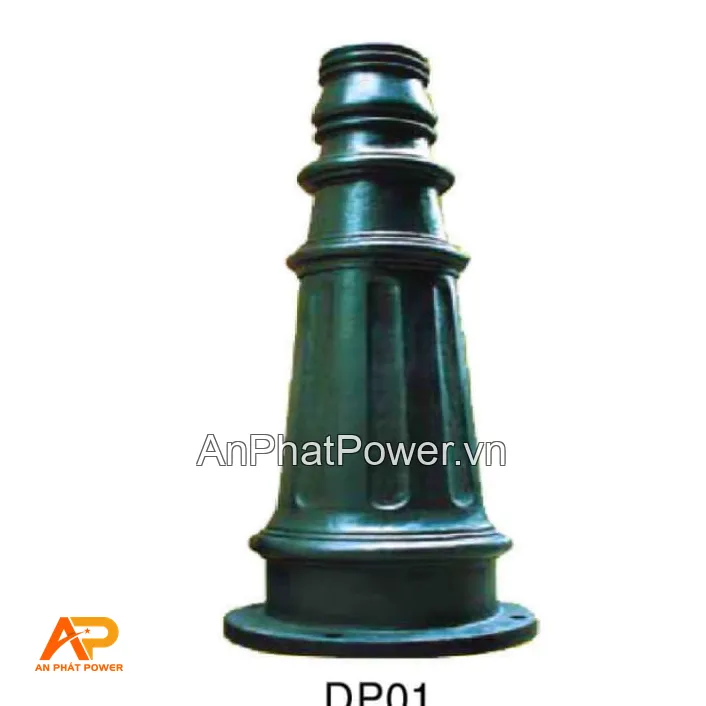 Đế gang trụ đèn trang trí DP01 Chính hãng